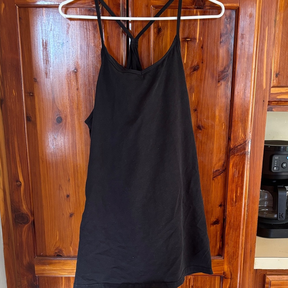 Aerie Black Strappy Dress